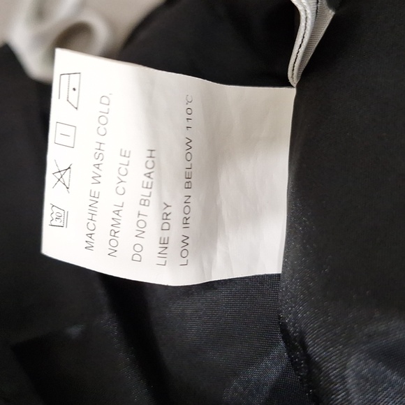 Five Plus Black Mesh Panel Pin Up Retro Boho Polka Dot Fit & Flare Dress Size S - Picture 12 of 14